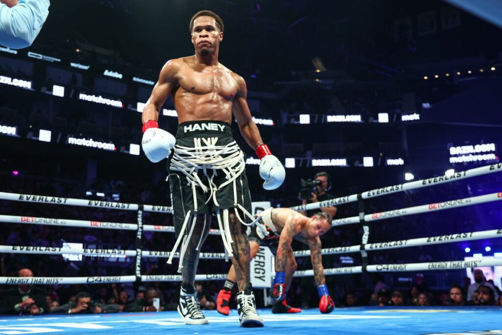 Devin Haney promtte una dura punizione a Ryan Garcia