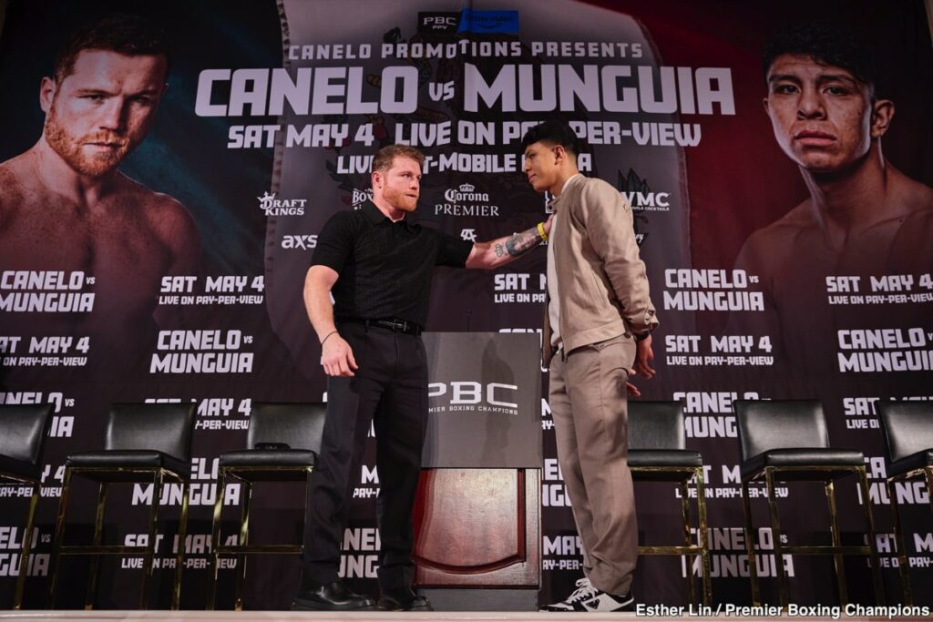 Conferenza stampa Canelo Alvarez vs Munguia