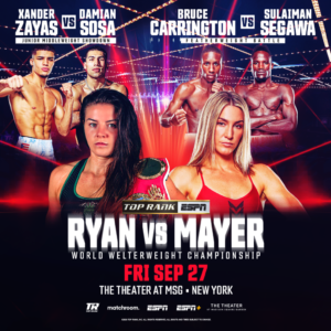 Sandy Ryan vs. Mikaela Mayer