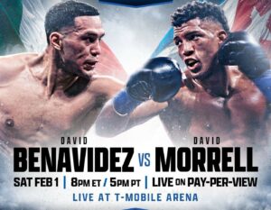 David Benavidez vs David Morrell 1 Febbraio